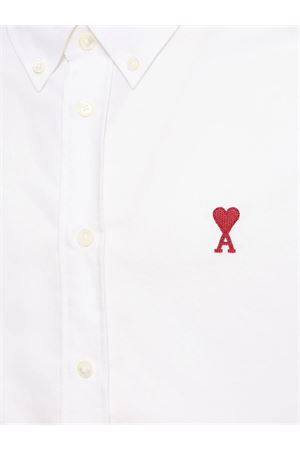 Camicia in cotone bianco AMI | BFUSH063.CO0031168