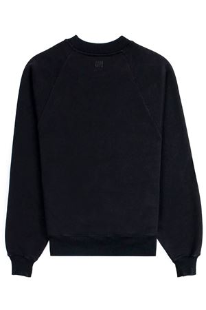 Black cotton sweatshirt AMI | BFUSW035.730001