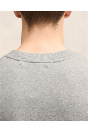 Grey cotton sweatshirt AMI | BFUSW035.7300951