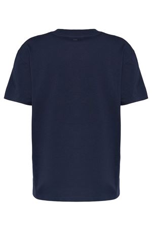 T-shirt in cotone biologico blu AMI | BFUTS035.724430