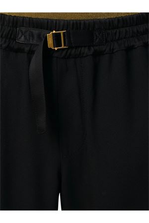 Pantaloni elasticizzati neri AMI | FTR203AC0014001