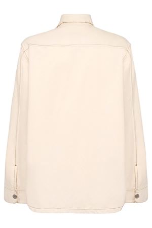 Cream white shirt jacket AMI | HJK275.DE0039136