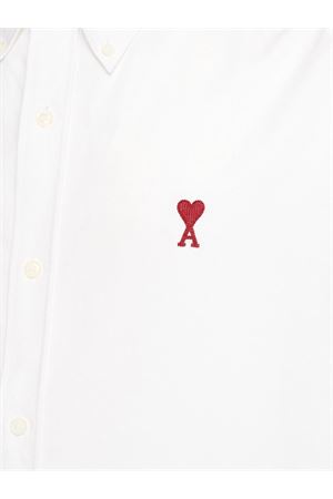 Camicia in cotone bianco AMI | HSH230.CO0031168