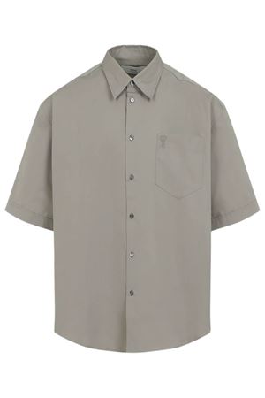 Beige cotton shirt AMI | HSH240.CO00760952