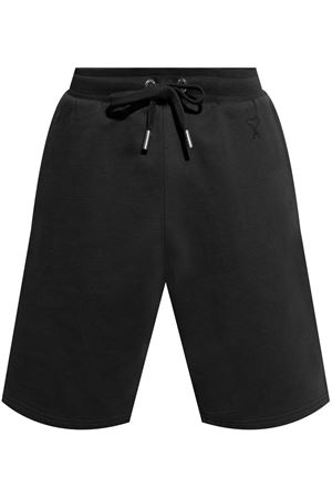 Shorts in cotone biologico nero AMI | HSO674.747001