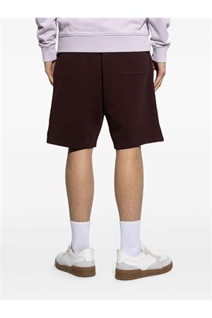 Shorts in cotone biologico bordeaux AMI | HSO674.747633