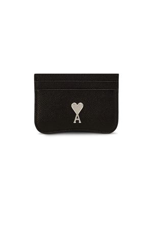 Black leather cardholder AMI | USL104.AL00360014