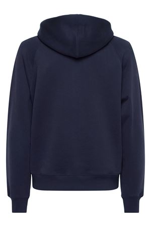 Navy blue cotton hoodie AMI | USW275.7474011