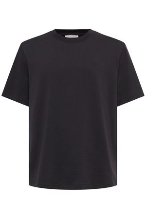 Black organic cotton T-shirt AMI | UTS027.726001