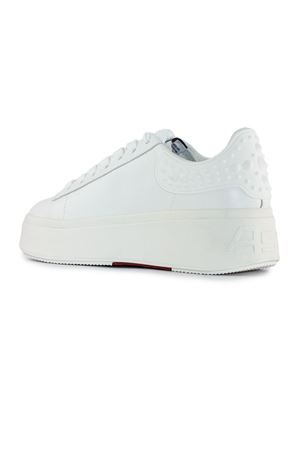 White calf leather Moby sneakers ASH | MOBYRUBBER05WHITE