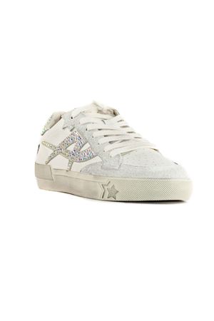 Sneakers Moonlight in pelle bianca ASH | MOONLIGSTR02WHITEWHITETALC