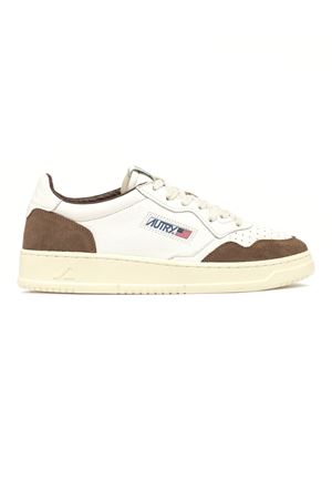 Medalist Low Sneakers In White And Cigar AUTRY | AULMGS34WHTCIGAR