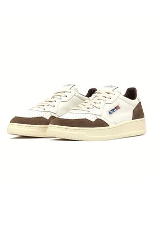 Medalist Low Sneakers In White And Cigar AUTRY | AULMGS34WHTCIGAR