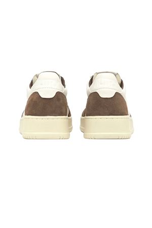 Medalist Low Sneakers In White And Cigar AUTRY | AULMGS34WHTCIGAR