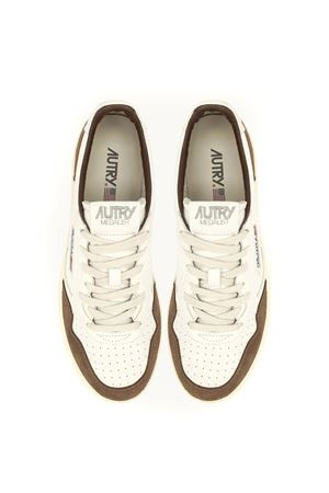 Medalist Low Sneakers In White And Cigar AUTRY | AULMGS34WHTCIGAR