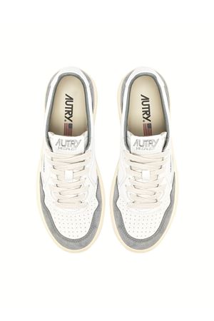 Medalist low sneakers in white and gray AUTRY | AULMGS37WHTGREY