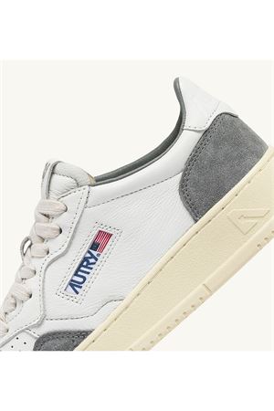 Medalist low sneakers in white and gray AUTRY | AULMGS37WHTGREY