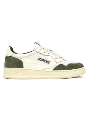 Medalist Low Sneakers In White And Military AUTRY | AULMGS40WHTMILIT