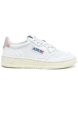 White Medalist lowtop sneakers AUTRY | AULWLL16WHTPINK