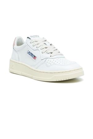 White Medalist lowtop sneakers AUTRY | AULWLL16WHTPINK