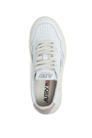 White Medalist lowtop sneakers AUTRY | AULWLL16WHTPINK