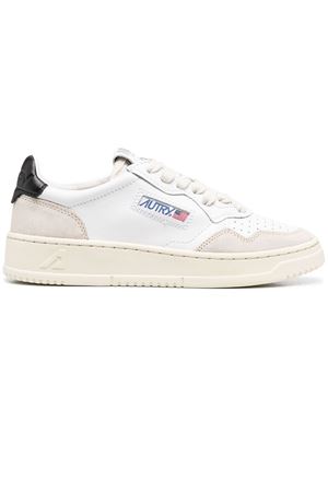 White Medalist lowtop sneakers AUTRY | AULWLS21WHTBLK