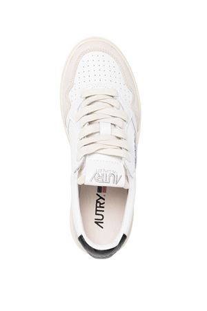 White Medalist lowtop sneakers AUTRY | AULWLS21WHTBLK