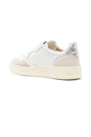 White Medalist panelled sneakers AUTRY | AULWLS74WHTSILVER