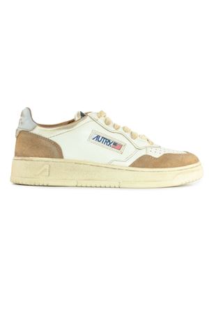 Cream White Medalist lowtop sneakers AUTRY | AVLMLS06COGNMICR