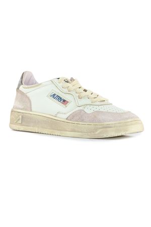 Sneakers Medalist basse bianco e rosa AUTRY | AVLWLS05NUDESEPIA