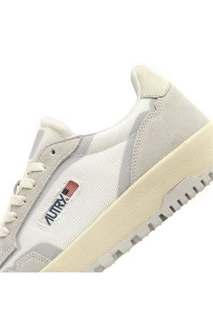 Wildpace Low Sneakers In White Mesh And Suede AUTRY | LDLMAK01WHTMARSH