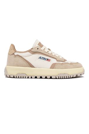 Sneakers Wildpace Low In Mesh E Suede Beige AUTRY | LDLMAK03WHISSAND