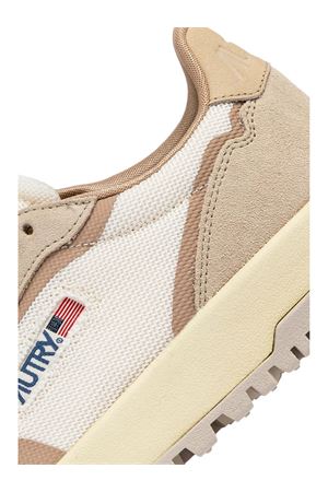 Wildpace Low Sneakers In Beige Mesh And Suede AUTRY | LDLMAK03WHISSAND