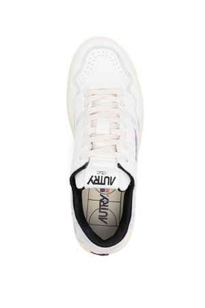 Clc Low Sneakers In Leather White and Silver AUTRY | ROLMMY06WHTSILVER