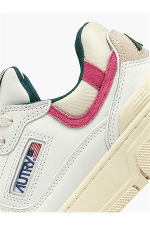 Clc Low Sneakers In White, Ivory, Carmine AUTRY | ROLWMY02WHTCARMINE