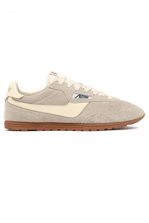 Sneakers Windspin In Suede E Pelle Beige AUTRY | WSLWUB01WIFERUT