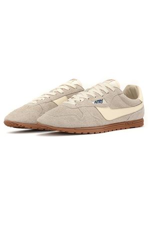 Sneakers Windspin In Suede E Pelle Beige AUTRY | WSLWUB01WIFERUT