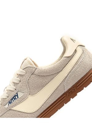 Sneakers Windspin In Suede E Pelle Beige AUTRY | WSLWUB01WIFERUT