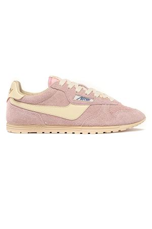 Sneakers Windspin In Pink Suede And Leather AUTRY | WSLWUB11ROSERUT