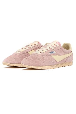 Sneakers Windspin In Pink Suede And Leather AUTRY | WSLWUB11ROSERUT