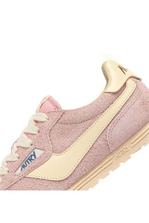 Sneakers Windspin In Suede E Pelle Rosa AUTRY | WSLWUB11ROSERUT