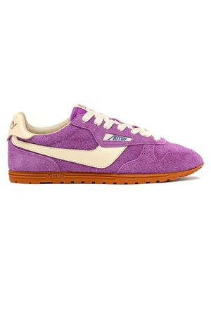 Sneakers Windspin In Purple Suede And Leather AUTRY | WSLWUB14PURPLERUT