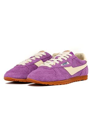 Sneakers Windspin In Suede E Pelle Viola AUTRY | WSLWUB14PURPLERUT