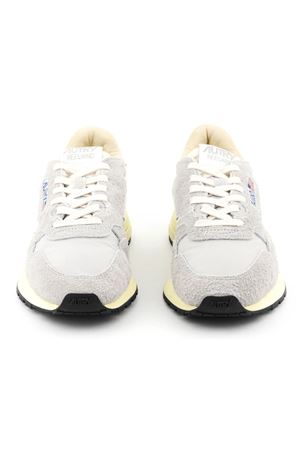 Reelwind Low Sneakers In White And Grey AUTRY | WWLMNC12WHTVAPBLU