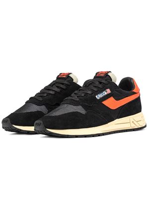 Sneakers Reelwind Low Nero e Arancione AUTRY | WWLMUT08BLKORANGE