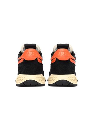 Reelwind Low Sneakers In Black And Orange AUTRY | WWLMUT08BLKORANGE