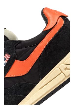 Reelwind Low Sneakers In Black And Orange AUTRY | WWLMUT08BLKORANGE