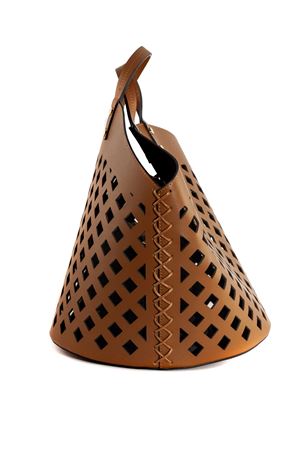 Brown leather Eliza shopper AVENUE67 | ELIZA009