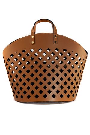 Brown leather Eliza shopper AVENUE67 | ELIZA009