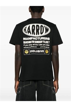 T-shirt in cotone nero BARROW | S5BWUATH066110